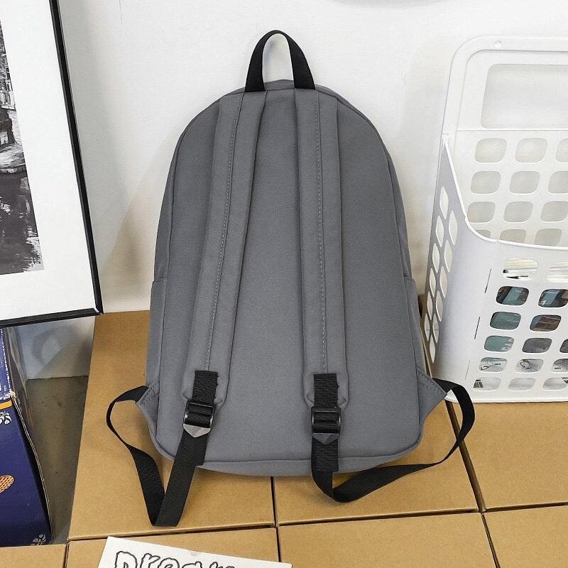 Fashion Boy Girl Nylon School Bag New Lady Men Laptop Travel Student Backpack Trendy Male Women College Backpack Female Book Bag