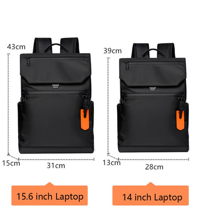 High Quality Waterproof Men's Laptop Backpack Fashion Brand Designer Black Backpack for Business Urban Man Backpack USB Charging