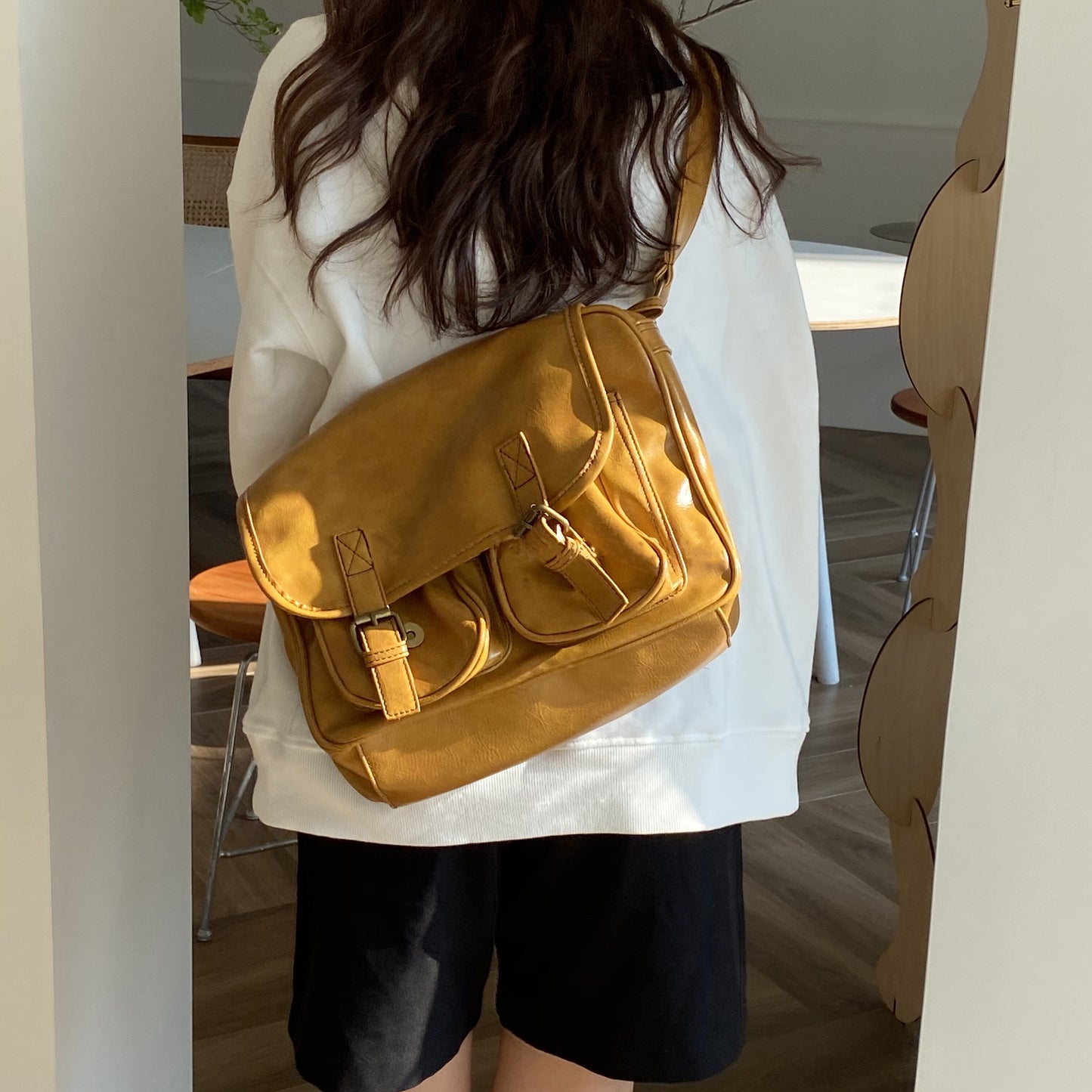 Messenger Bags Women Retro Large Capacity Crossbody Design Vintage Streetwear Elegant All-match Pockets Ulzzang Bag Students Ins