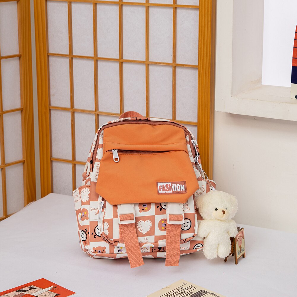 Fashion School Bags for Girls Teenage Student Multifunctional Kawaii Small Travel Shoulder Backpacks Ruckpack Mochila