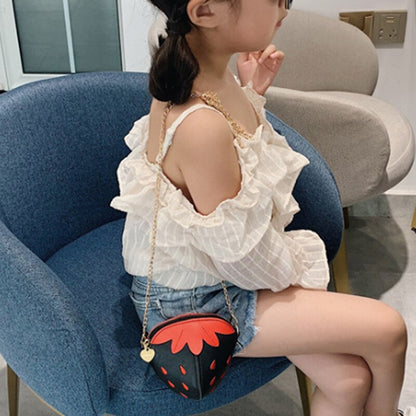 Women Bag Creative Cute Little Strawberry Shape Crossbody Bag Small Women Shoulder Bag Phone Pouch