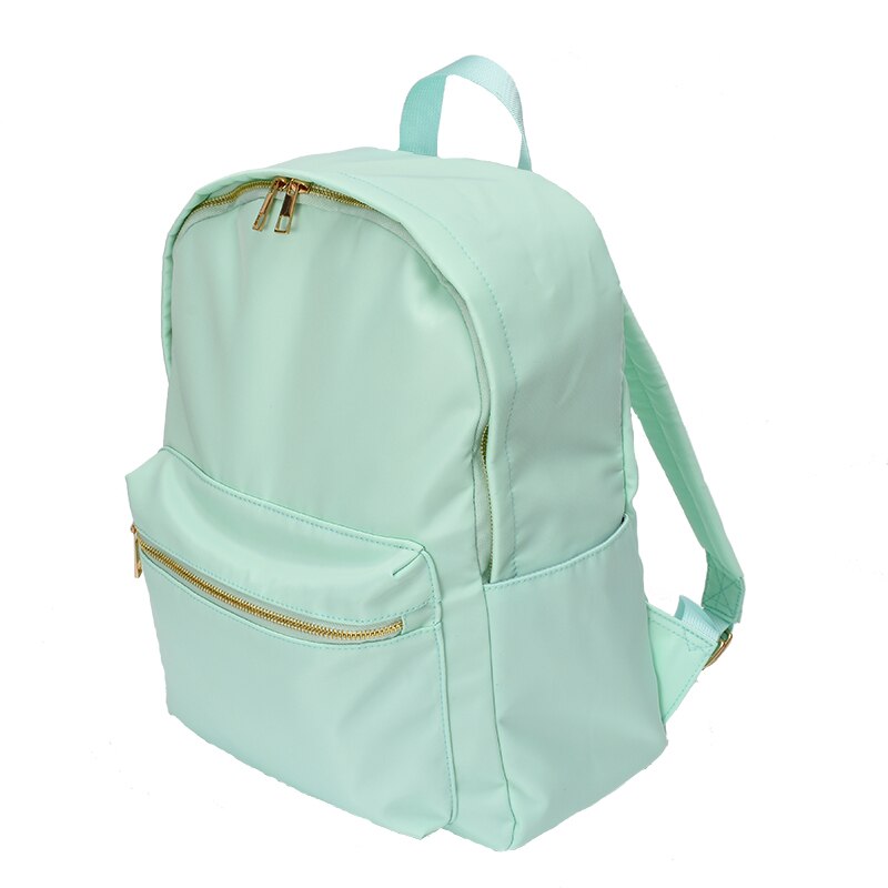 High Quality New Waterproof Nylon Women Backpack Female Travel Bag Backpacks Schoolbag for Teenage Girls Solid Color Bookbag