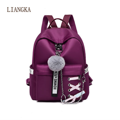 Women&#39;s Oxford Backpacks Waterproof Female Backpack Fashion Teenage Girls School Bags Retro Travel Backpack Girl Book Bag