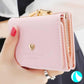 Small Women Wallet Loving Heart Short Women's Wallet Card Holder Girls Mini Woman Fashion Lady Coin Purse for Female Clutch Bag