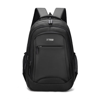 Large Capacity Backpack Men&#39;S Travel Computer Business Bag Leisure Student Schoolbag Waterproof Oxford Cloth Backpack