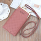 Luxury Women&#39;s Handbags Pu Leather Bag For Woman  Female Clutch Phone Bags Women Business Card Holder Wallet Shoulder Bag