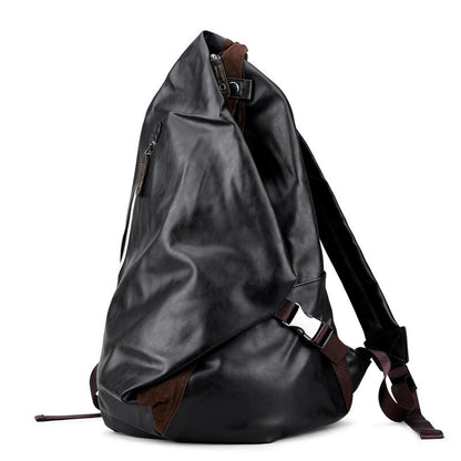 Casual Men&#39;s Brand Design PU High-End Backpack Long-Distance Multi-Function Large Capacity High Quality Classic Backpack New