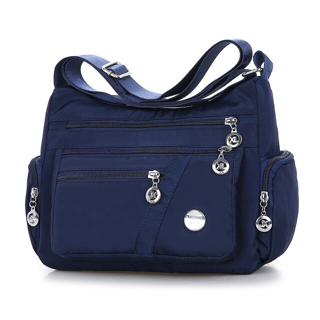 Oxford Waterproof Shoulder Bag Women Casual Crossbody Bag Multifunction Shopping Handbag Large Capacity Messenger Bag