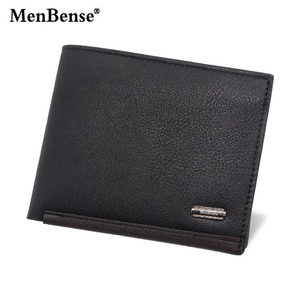 Men Wallets with Coin Pocket Vintage Male Purse Function Brown Genuine Men Wallet with Card Holders id and card holder wallet