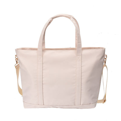 Fashion Trend Ladies Nylon Waterproof Shoulder Bag Comfortable Portable Tote Bag Large Capacity Handbag Beach Bag