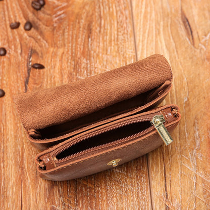 PU Leather Wallet Men Solitaire Storage Bag Double Layer ID Credit Card Holders Coin Purse Pouch Women Wallets Business Purses