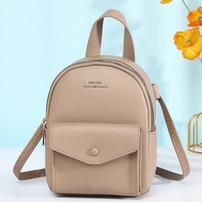 Brand Designer Fashion Women Backpack Small Soft PU Leather   Mini High Capacity Backpack Female Ladies Shoulder Bag Purse Femal