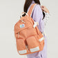 Female Travel Orange Book Bag Ladies Cute College Backpack Fashion Women Leisure School Bag Girl Laptop Backpack Teenager Trendy