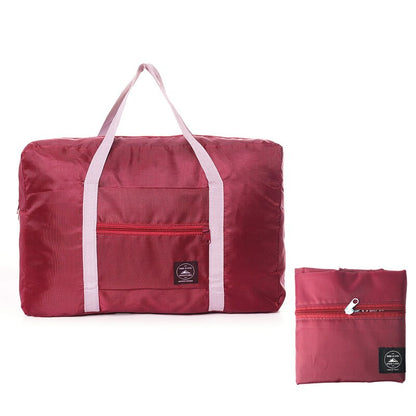 Large Capacity Travel Bags Portable Bag Nylon Foldable Tote Luggage Women Men Waterproof Handbag Shoulder Bag Traveling Backpack