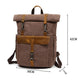 Vintage Travel Bags For Men New Canvas Backpack Luggage Rucksack Casual School Bags Mochila Laptop Backpacks