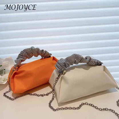 Crossbody Cloud Clutch Handbag Small Tote Female Travel Top Handle Bags for Shopping Leisure Women Birthday Party Gifts