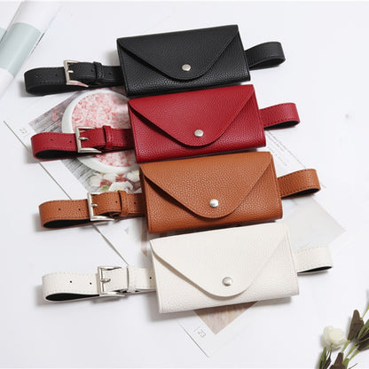 New Waist Bag PU Leather Fanny Pack Femal Belt Phone Pouch Small Chest Pack Bags Vintage Women Belt Messenger Bags