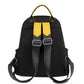 Fengdong woman small black backpack female casual mini backpack girl yellow travel sport backpack mobile phone bag book bag gift