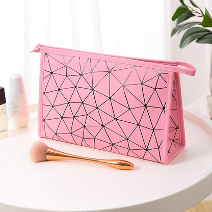 Fashion Women Travel Cosmetic Bag Multifunction Makeup Bags PU Leather Waterproof Portable Toiletries Organizer Make up Cases