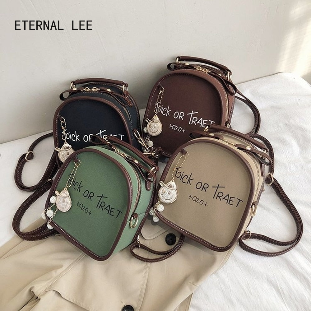 New Korean Version of Versatile Small Backpack Women&#39;s Fashion Simple INS Super Hot Mini Bag