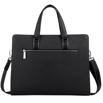 New Luxury Designer PU Leather Man Briefcase Men&#39;s Business Handbag 15.6 Inches Laptop Bag Fashion Male Briefcases Shoulder Bag