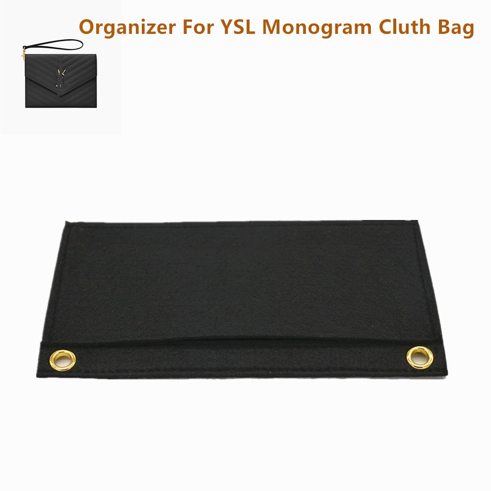 Fits for ysl monogram bag luxury Insert organizer with Chain Crossbody bag designer Handbag  inner cosmetic monogram bag insert
