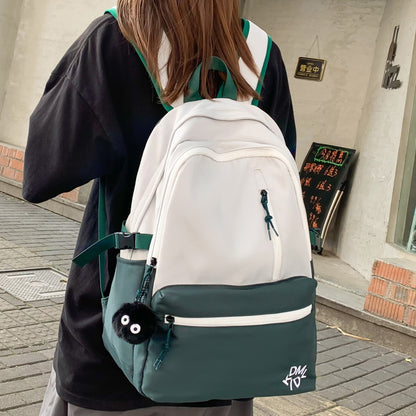 Ladies Trendy High Capacity Leisure Book Bag Female Laptop College Backpack Girl Travel School Bags Fashion Women Backpack Nylon