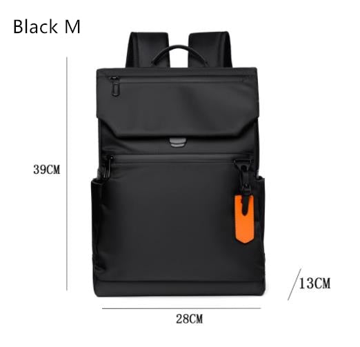 High Quality Waterproof Men's Laptop Backpack Fashion Brand Designer Black Backpack for Business Urban Man Backpack USB Charging