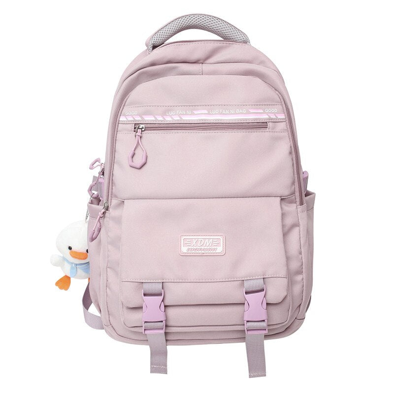 Cool Girl High Capacity Laptop Backpack Trendy Women Cute Leisure SchoolBag Female Book Bag Fashion Ladies Travel College Packet