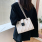 High quality leather shoulder bag for women rhombic grid leather shoulder bag