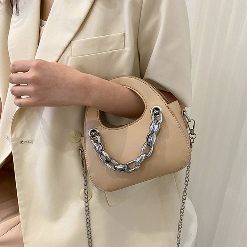 Brand Designer  Women Bag Luxury Leather Small Crossbody Bags High quality Chain Handbag Purse Fashion Chain Female Shoulder Bag