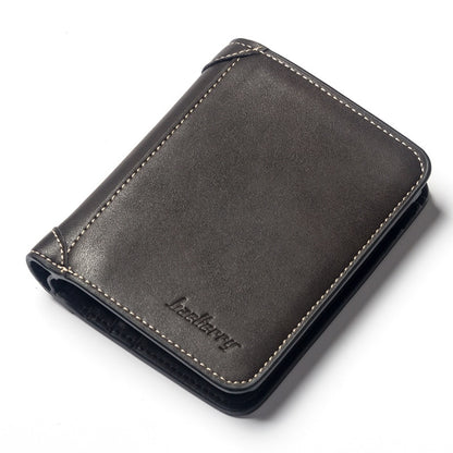 Baellerry Classic Men Wallets Name Customized Card Holder Short Male Purse Fashion High Quality PU Leather Wallet For Men