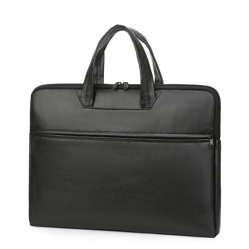 Business Men&#39;s Briefcase A4 Document Handbags Laptop Bag Casual Travel Bag Laptop Bag Document Bag Men&#39;s Executive Briefcase