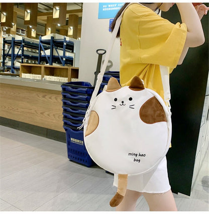 New Female Kawaii Totoro Cat Shoulder Bags Japanese Style Women Girls Cute Casual Students School Book Crossbody Bag Bolso Mujer