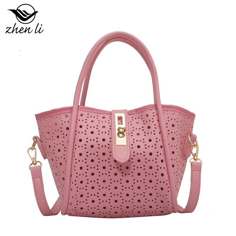 Women Pu Leather Handbags Luxury Designer Ladies Hollow Out Shoulder Bag High Quality Female Small Crossbody Bags for Women New