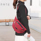 High Quality  Fashion Women Chest Crossbody Bag Wide Strap Soft Artificial Leather Shoulder Bag Messenger Bag Pack For Travel