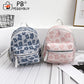 Creative Backpack Flower Nylon Cute Girl Travel Crossbody Messenger Bags for Student School Travel Backpacks