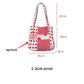 Red Polka Dot Women Shoulder Bag Thin Cotton Linen Female Grocery Shopping Bags Large Capacity Girls Student Travel Tote Handbag