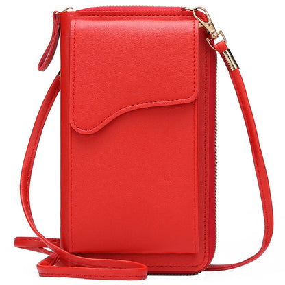 Women&#39;s Small Crossbody Shoulder Bags PU Leather Female Cell Phone Pocket Bag Ladies Purse Card Clutches Wallet Messenger Bags