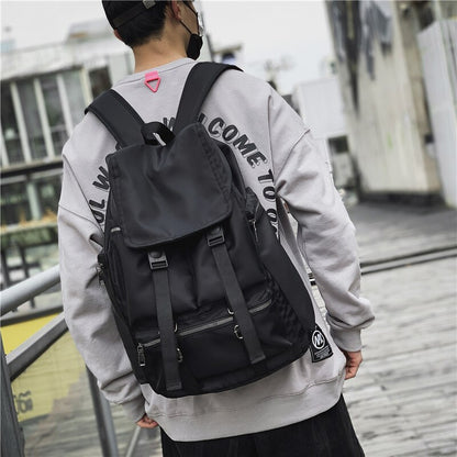 High Quality Oxford Solid Men Backpack Casual Men Travel Backpack Bag Waterproof Laptop Business Backpack School Bag Men