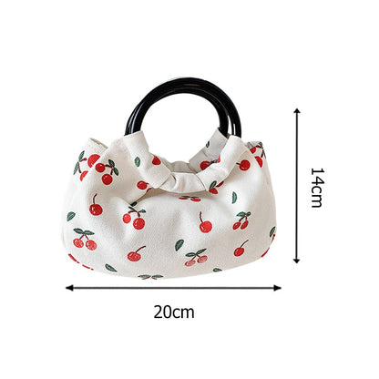 Fashion Canvas Shoulder Bag Creative Shoulder Bag Women Fashion Plush Chain Crossbody Bags for Girl Shopping