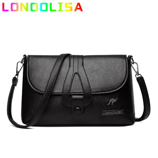 Fashion Woman Handbag Purse Crossbody Bags High Quality PU Leather Designer Famous Brand Shoulder Messenger Bags for Women Sac