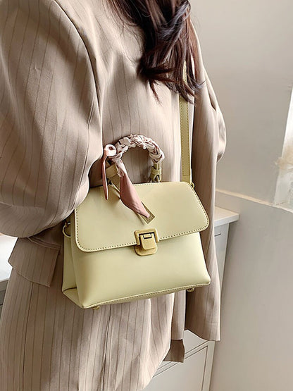 Solid Fashion Women Crossbody Bags Woman Spring New Brand Female Handbags Small Flap PU Leather Casual Women&#39;s Shoulder Bag