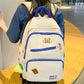 Girl Travel Book Backpack Trendy Female Laptop College Backpack Fashion Women Nylon School Bag Ladies Harajuku Plaid Student Bag