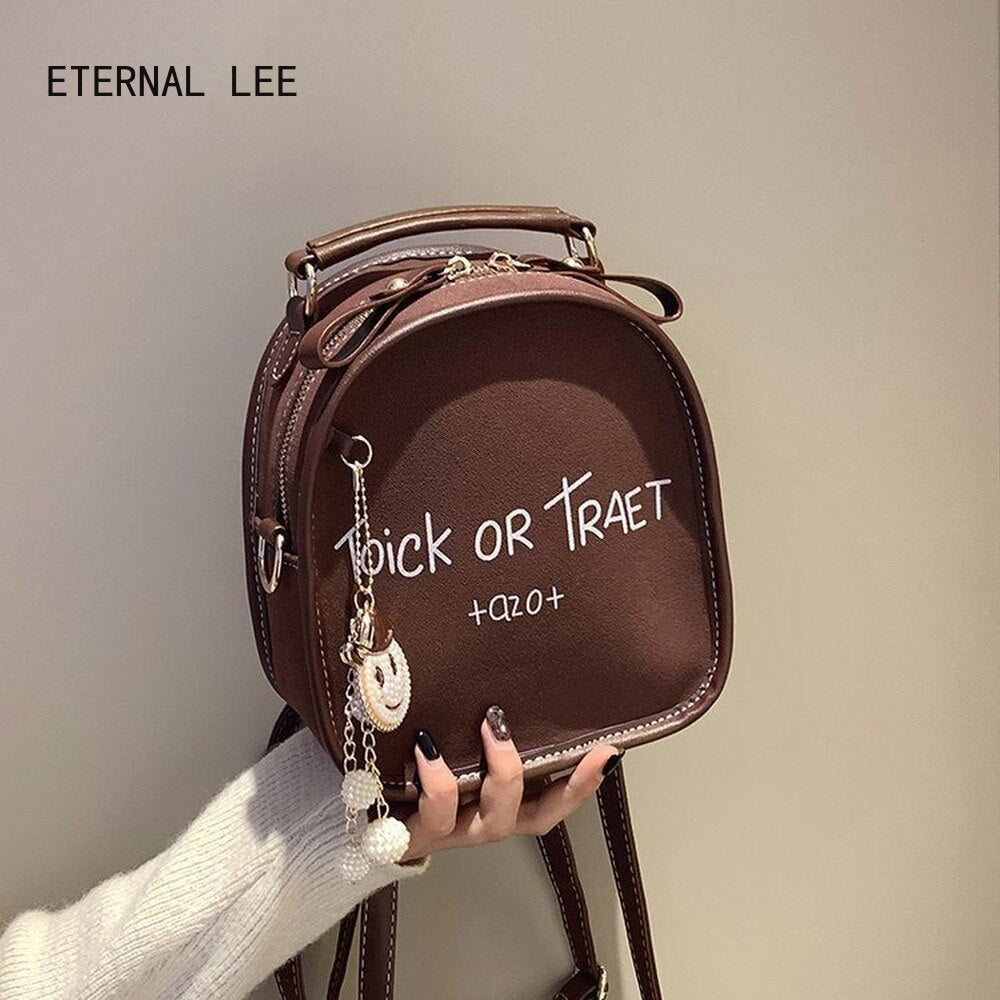 New Korean Version of Versatile Small Backpack Women&#39;s Fashion Simple INS Super Hot Mini Bag