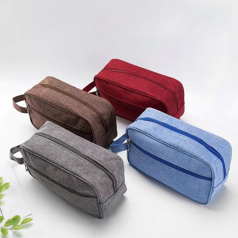 LAYRUSSI Cosmetic Bag Men Outdoor Travel Toiletries Organizer Wash Bag Portable Canvas Handbag Women Storage Pouch Makeup Bags