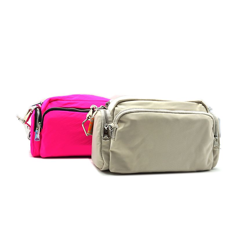 High Quality Women&#39;s Shoulder Bag Messenger Bag Nylon Waterproof Shoulder Bag Removable Shoulder Strap Side Pockets on Both Side