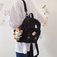 Fashion  Backpack Women Kawaii Shoulder Bag for Teenage Girls Multi-Function Small Bagpack Ladies Travle School Backpacks