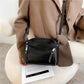 Fashion Trendy Luxury Bucket Soft Genuine Leather 100% Shoulder Bag Women Casual Tassel Sling Bags Black Designer Handbag Sac