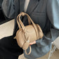 Versatile Trend Small Tote Bag Solid Color Handbags Purse Women&#39;s Underarm Shoulder Bag Brand Portable Travel Crossbody Bags